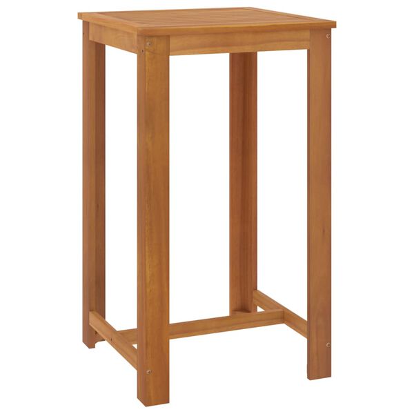 vidaXL Bargrupp f&ouml;r tr&auml;dg&aring;rden 3 delar svart