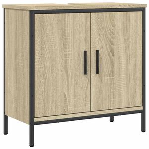 vidaXL Tv&auml;ttst&auml;llssk&aring;p sonoma-ek 60x30x60 cm konstruerat tr&auml;