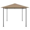 vidaXL Paviljong 384x281x270 cm taupe 180 g/m²