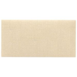 vidaXL V&auml;ggs&auml;nggavel 12 st 30 x 15 cm Kr&auml;m tyg