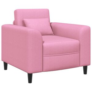 vidaXL F&aring;t&ouml;lj Rosa Tyg