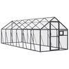 vidaXL F&aring;gelvolj&auml;r antracit 1,79x6x1,85 m aluminium