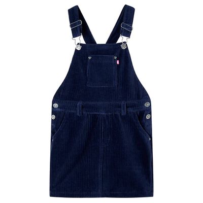 Hängselklänning för barn manchester marinblå 92