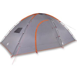 vidaXL Campingt&auml;lt 8 personer gr&aring; och orange vattent&auml;tt