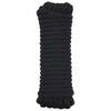 vidaXL B&aring;tsn&ouml;re 12 mm 12 m Svart Polyester