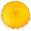 vidaXL Balinesisk Parasol Gul 215 x 215 x 260 cm Bomull