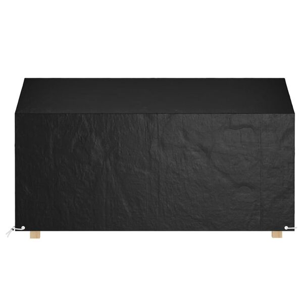 vidaXL &Ouml;verdrag f&ouml;r utomhusb&auml;nk 2st 8 &ouml;lj. 190x70x70/88 cm polyeten