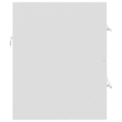 vidaXL Tvättställsskåp vit 60x38,5x48 cm spånskiva