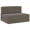 vidaXL F&auml;llbar Soffbed Ljusgr&aring; 70 x 80 x 60 cm Tyg