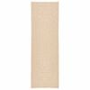 vidaXL Matta ZIZUR beige 80x250 cm jutelook inomhus och utomhus