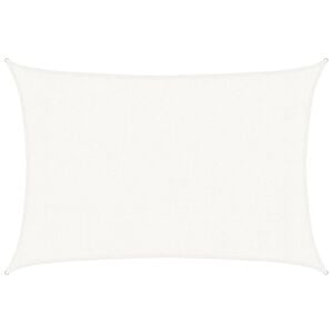 vidaXL Solsegel 160 g/m&sup2; vit 3x4 m HDPE