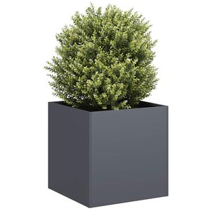 vidaXL Odlingsl&aring;da antracit 40x40x40 cm kallvalsat st&aring;l