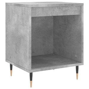 vidaXL S&auml;ngbord betonggr&aring; 40x35x50 cm konstruerat tr&auml;