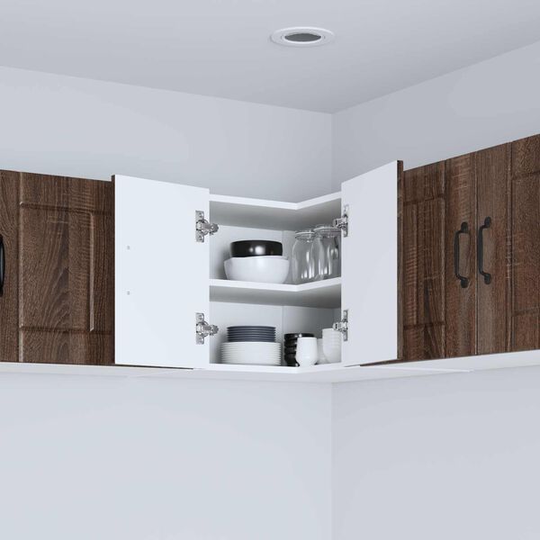 vidaXL K&ouml;kssk&aring;p Brun Ek 57 x 57 x 40 cm Konstruerat tr&auml;