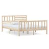 vidaXL S&auml;ngram massiv furu 120x190 cm
