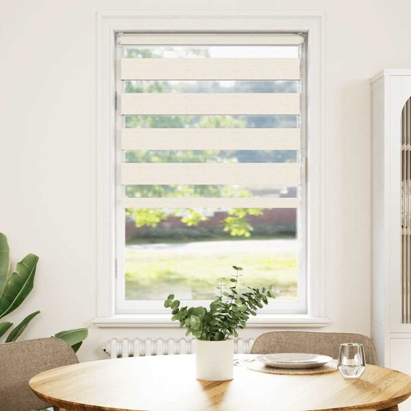 vidaXL Rullgardin zebra 70x100 cm tyg bredd 65,9 cm polyester