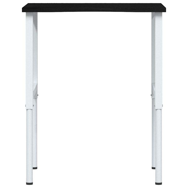 vidaXL Arbetsbänk mörkbrun 80x60x(71,5-98) cm massiv ek