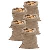 vidaXL Jutes&auml;ckar 5 st 60x105 cm 100 % jute 220 gsm