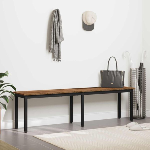 vidaXL b&auml;nk Gammalt tr&auml; 160 x 35 x 45 cm Konstruerat tr&auml;