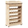 vidaXL Vinst&auml;ll Naturf&auml;rg 58 x 28 x 90 cm Massiv Furu