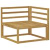 vidaXL Utomhus H&ouml;rnsoffa Vit 83 x 83 x 73 cm