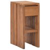 vidaXL S&auml;ngbord 20x35x50 cm massiv teak