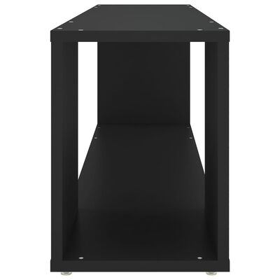 vidaXL Tv-bänk svart 100x24x32 cm konstruerat trä