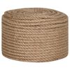vidaXL Jutegarn 10 st 2 mm Naturlig 100% Tossa jute