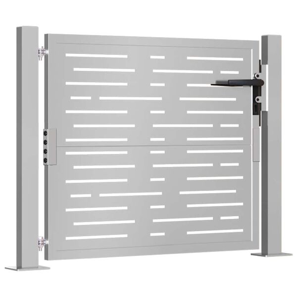 vidaXL Tr&auml;dg&aring;rdsgrind 100x100 cm cortenst&aring;l fyrkantig design