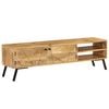 vidaXL TV-bänk massivt mangoträ 140x30x40 cm