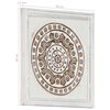vidaXL Handsnidade väggpaneler 2 st MDF 40x40x1,5 cm