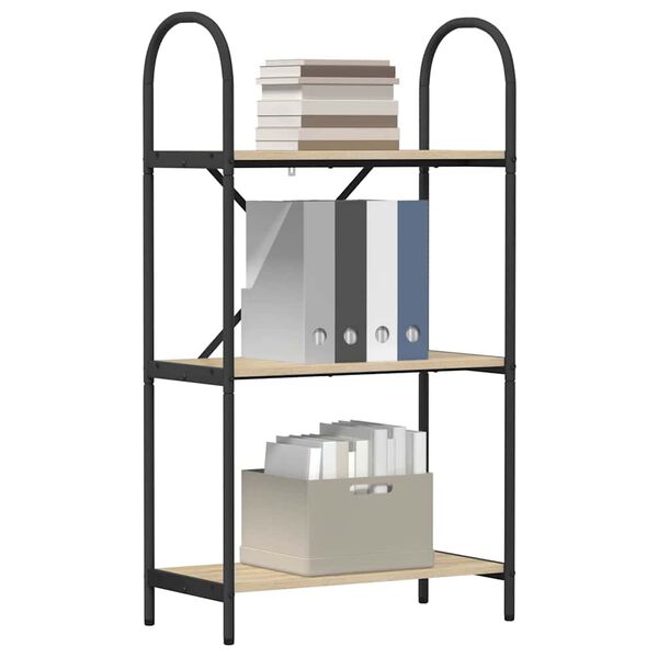 vidaXL Hyllsystem Sonoma-ek 60 x 30 x 109 cm Konstruerat tr&auml;