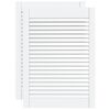 vidaXL Sk&aring;pluckor lamelldesign 2 st vit 69x49,4 cm massiv furu