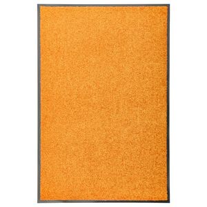 vidaXL D&ouml;rrmatta tv&auml;ttbar orange 60x90 cm