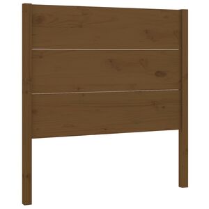vidaXL S&auml;nggavel honungsbrun 81x4x100 cm massiv furu