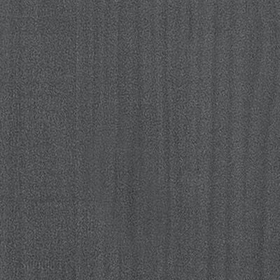 vidaXL Odlingslåda grå 31x31x31 cm massiv furu