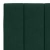 vidaXL Headboard Cushion "Hanko" Dark Green 140 cm Velvet