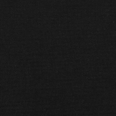 vidaXL Sängram svart 160x200 cm tyg
