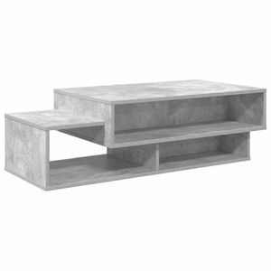 vidaXL Kaffeebord Betonggr&aring; 105 x 50 x 32,5 cm Konstruerat tr&auml;