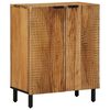 vidaXL Sideboard 3 pcs Brun 60 x 33 x 75 cm Massivt akaciatr&auml;