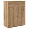 vidaXL Sk&auml;nk artisan ek 60x30x75 cm konstruerat tr&auml;