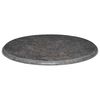 vidaXL Bordsskiva svart &Oslash;60x2,5 cm marmor