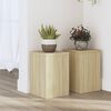 vidaXL V&auml;xtst&auml;ll 2 st sonoma ek 20x20x30 cm konstruerat tr&auml;