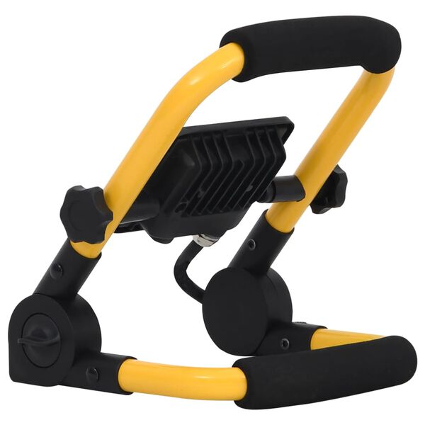 vidaXL Strålkastare med handtag 10 W LED kallvit