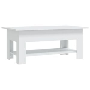 vidaXL Soffbord vit 102x55x42 cm konstruerat tr&auml;
