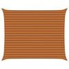 vidaXL Solskugge segel Orange och Brunt 5 x 4 m 100% polyester oxford