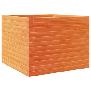 vidaXL Odlingsl&aring;da vaxbrun 60x60x46 cm massiv furu