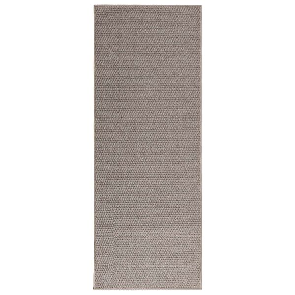 vidaXL Omr&aring;desmattor Rektangul&auml;r LUGO Taupe 200 x 80 cm Polyester