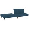 vidaXL B&auml;ddsoffa 2-sits bl&aring; sammet