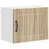 vidaXL V&auml;ggsk&aring;p LUCCA Sonoma-ek 50 x 31 x 40 cm Konstruerat tr&auml;
